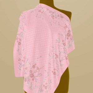 Alma-Satin Silk Square Soft Pink