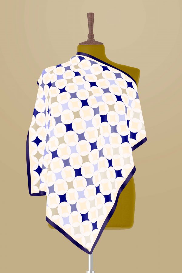 Bella-Satin Silk Square Bright Beige