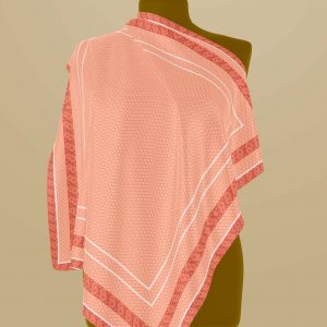 Cielo-Satin Silk Square Soft Orange