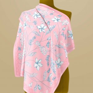 Lola-Premium Cotton Voile Square Pink