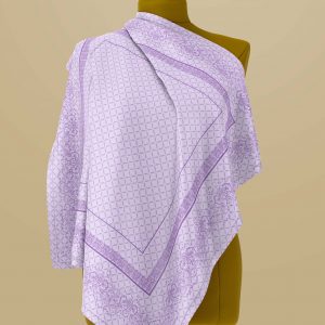 Luchi-Premium Cotton Voile Square Purple