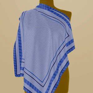Luzz-Satin Silk Square Blue