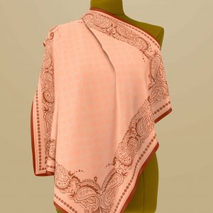 Mia-Premium Cotton Voile Brick Orange