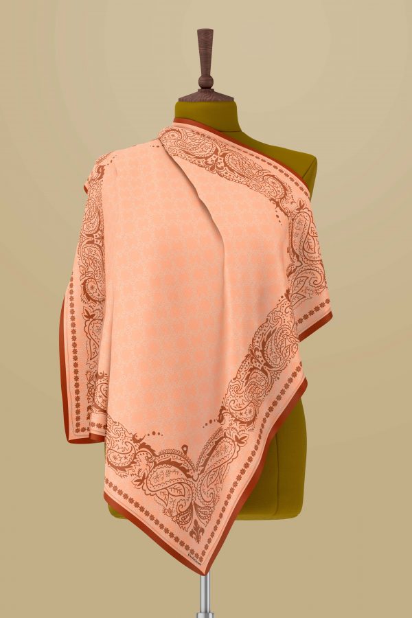 Mia-Premium Cotton Voile Brick Orange