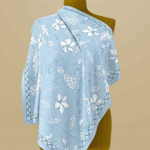 Pachie-Premium Cotton Voile Square Blue
