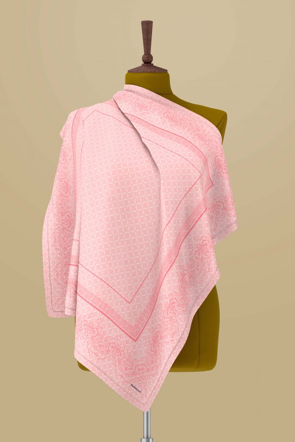 Seri-Premium Cotton Square Voile Pink