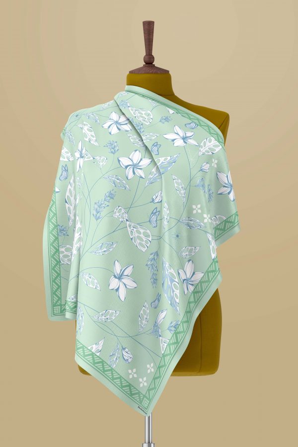 Solita-Premium Cotton Voile Square Green